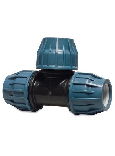 Compression T-piece 90° - 110mm